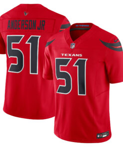 Men's Houston Texans Will Anderson Jr. Red Alternate Vapor F.U.S.E. Limited Jersey JS6503 nicesnker