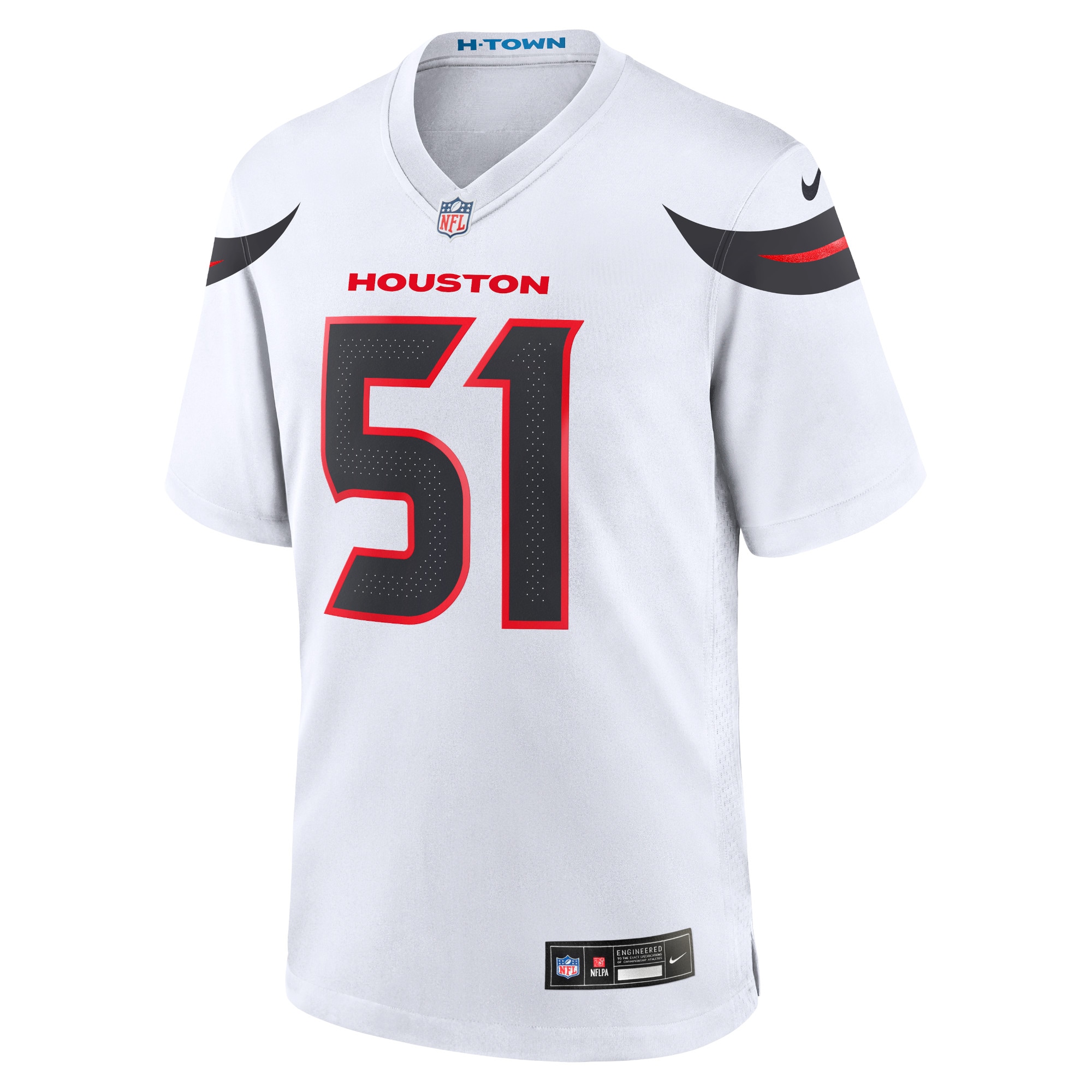Men's Houston Texans Will Anderson Jr. White Game Jersey JS3670 nicesnker - Image 2