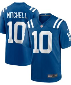 Men's Indianapolis Colts Adonai Mitchell Royal Game Jersey JS7029 nicesnker