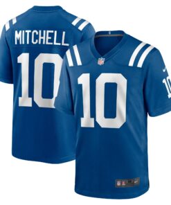 Men's Indianapolis Colts Adonai Mitchell Royal Player Game Jersey JS4394 nicesnker