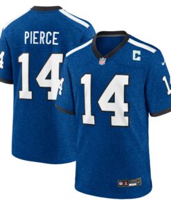 Men's Indianapolis Colts Alec Pierce Royal Indiana Nights Alternate Game Jersey JS4261 nicesnker