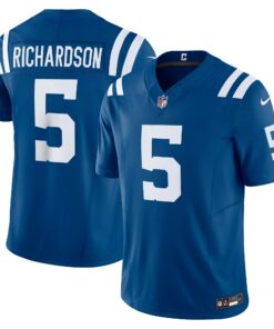 Men's Indianapolis Colts Anthony Richardson Royal Vapor F.U.S.E. Limited Jersey JS8351 nicesnker