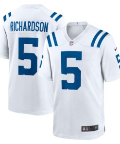 Men's Indianapolis Colts Anthony Richardson White Game Jersey JS6879 nicesnker