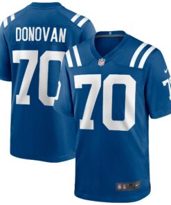 Men's Indianapolis Colts Art Donovan Royal Game Retired Player Jersey JS3274 nicesnker