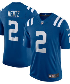 Men's Indianapolis Colts Carson Wentz Royal Vapor Limited Jersey JS3193 nicesnker