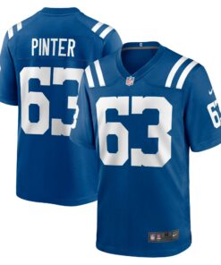 Men's Indianapolis Colts Danny Pinter Royal Game Jersey JS9270 nicesnker