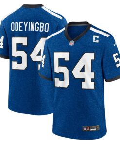 Men's Indianapolis Colts Dayo Odeyingbo Royal Indiana Nights Alternate Game Jersey JS9916 nicesnker