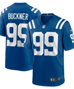 Men's Indianapolis Colts DeForest Buckner Royal Game Jersey JS6035 nicesnker