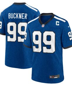 Men's Indianapolis Colts DeForest Buckner Royal Indiana Nights Alternate Game Jersey JS7833 nicesnker