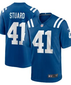 Men's Indianapolis Colts Grant Stuard Royal Game Player Jersey JS6041 nicesnker