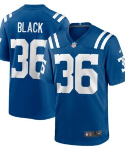 Men's Indianapolis Colts Henry Black Royal Team Game Jersey JS7439 nicesnker
