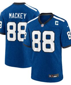 Men's Indianapolis Colts John Mackey Royal Indiana Nights Alternate Game Jersey JS5634 nicesnker