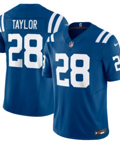 Men's Indianapolis Colts Jonathan Taylor Royal Vapor F.U.S.E. Limited Jersey JS2811 nicesnker