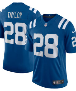 Men's Indianapolis Colts Jonathan Taylor Royal Vapor Limited Jersey JS7288 nicesnker