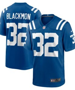 Men's Indianapolis Colts Julian Blackmon Royal Game Jersey JS3787 nicesnker