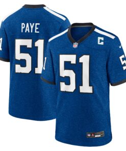 Men's Indianapolis Colts Kwity Paye Royal Indiana Nights Alternate Game Jersey JS1421 nicesnker