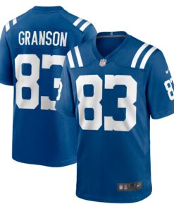 Men's Indianapolis Colts Kylen Granson Royal Game Jersey JS7520 nicesnker