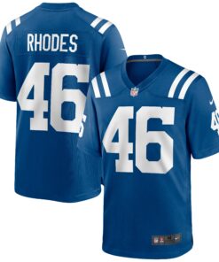 Men's Indianapolis Colts Luke Rhodes Royal Game Jersey JS5998 nicesnker