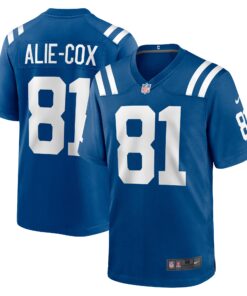 Men's Indianapolis Colts Mo Alie-Cox Royal Team Game Jersey JS1283 nicesnker