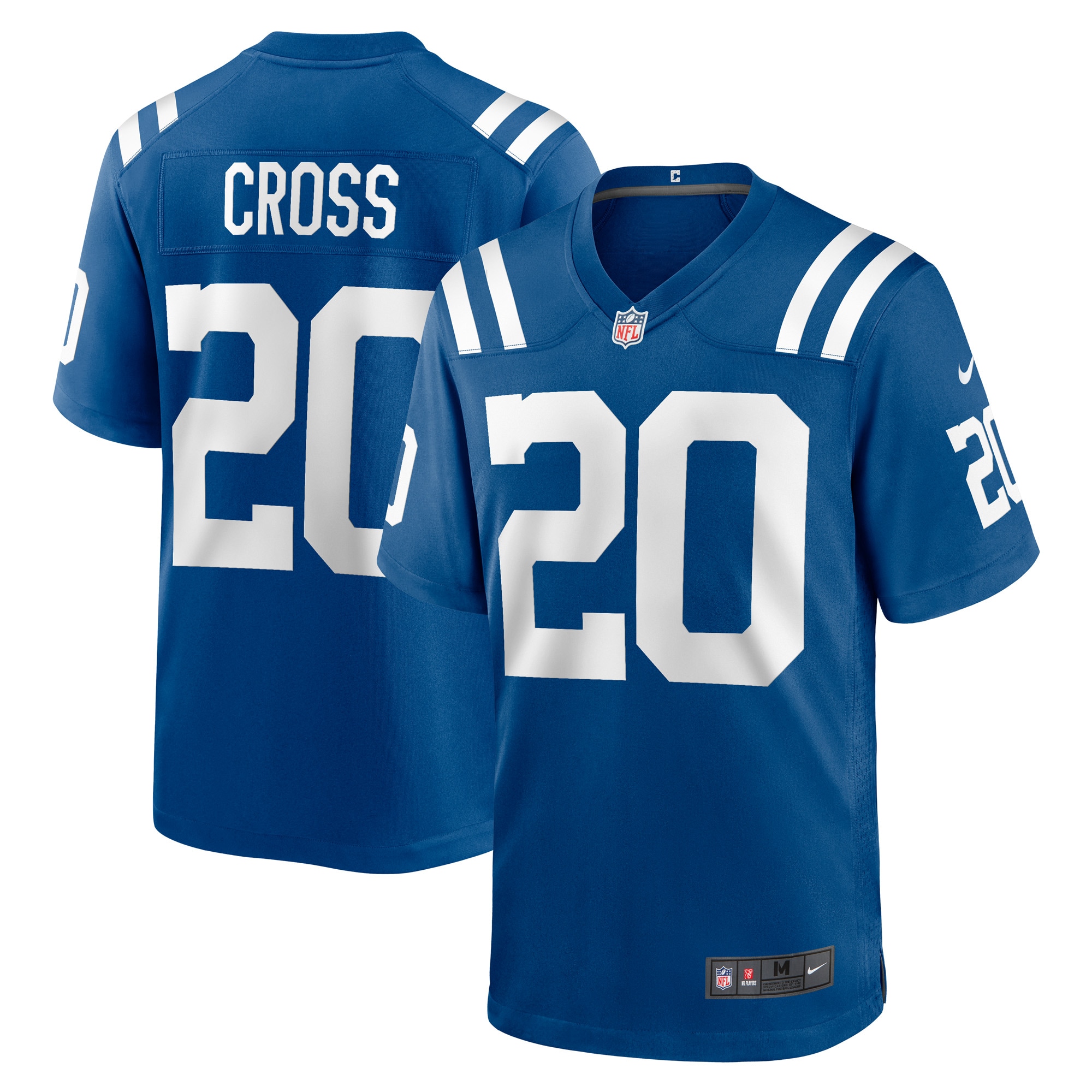 Men's Indianapolis Colts Nick Cross Royal Player Game Jersey JS8671 nicesnker