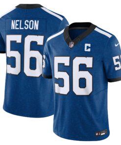 Men's Indianapolis Colts Quenton Nelson Blue Vapor F.U.S.E. Limited Jersey JS9476 nicesnker
