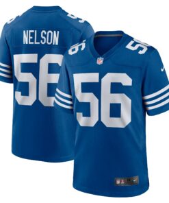 Men's Indianapolis Colts Quenton Nelson Royal Alternate Game Jersey JS4677 nicesnker