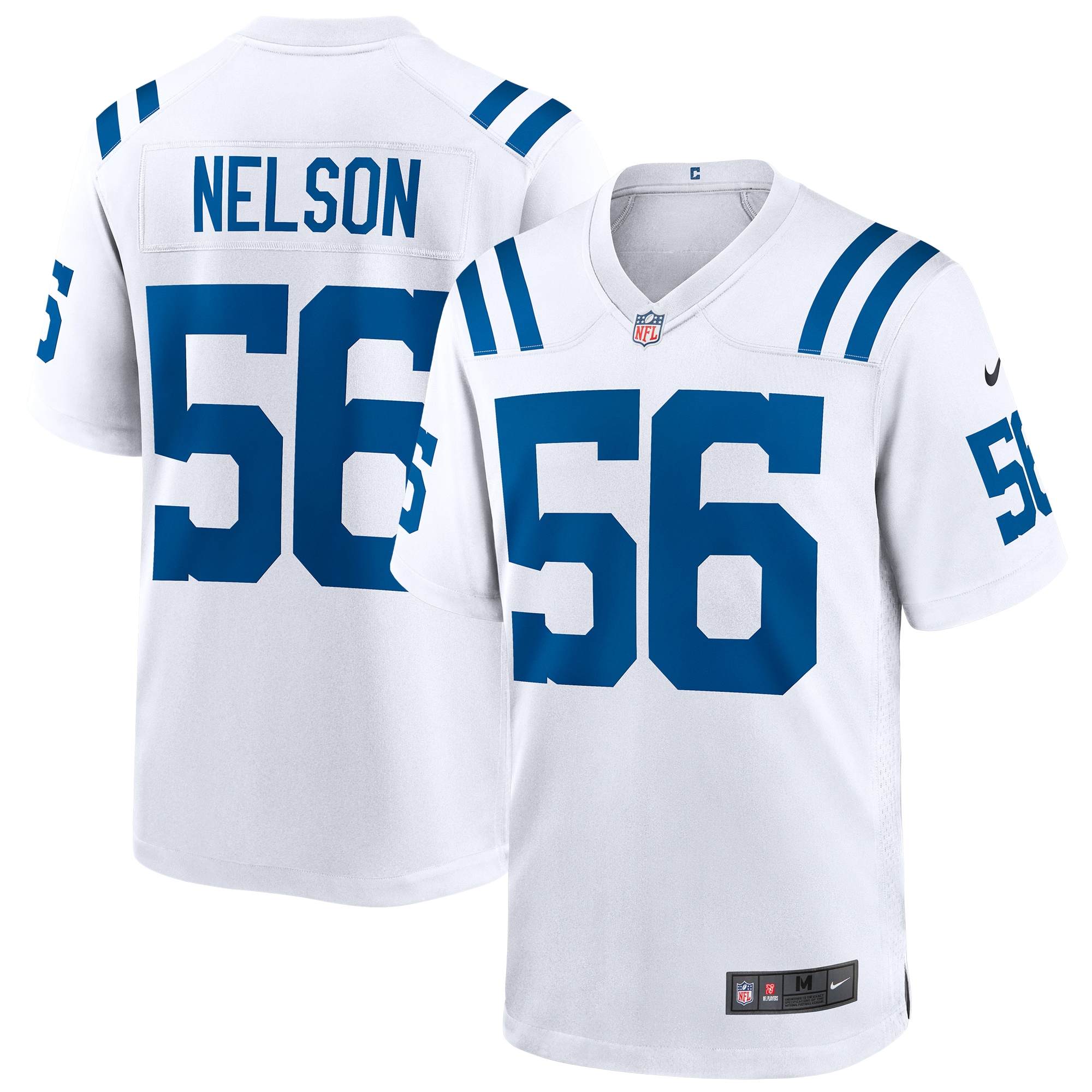 Men's Indianapolis Colts Quenton Nelson White Game Player Jersey JS6081 nicesnker