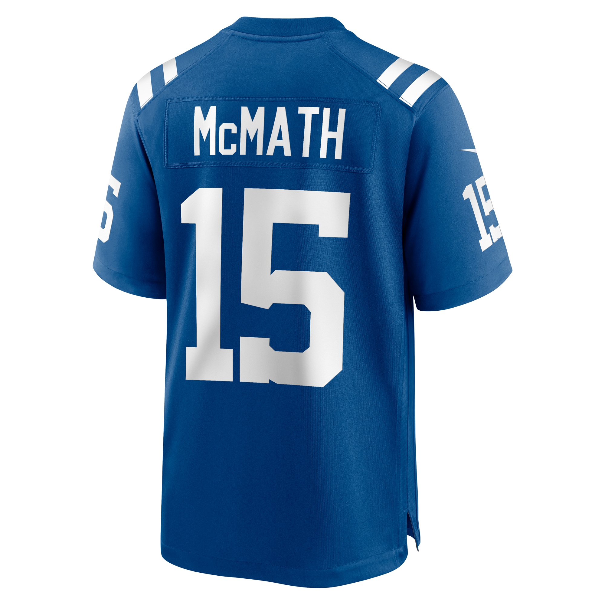 Men's Indianapolis Colts Racey McMath Royal Team Game Jersey JS1368 nicesnker - Image 3