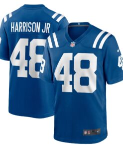Men's Indianapolis Colts Ronnie Harrison Jr. Royal Team Game Jersey JS3619 nicesnker