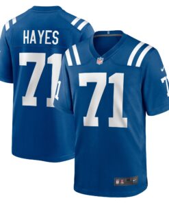 Men's Indianapolis Colts Ryan Hayes Royal Team Game Jersey JS3371 nicesnker