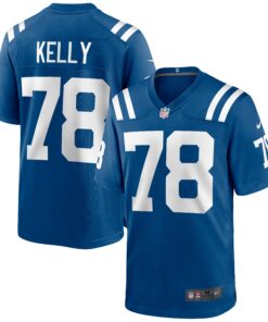 Men's Indianapolis Colts Ryan Kelly Royal Game Jersey JS8986 nicesnker