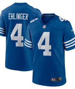 Men's Indianapolis Colts Sam Ehlinger Blue Game Player Jersey JS8792 nicesnker