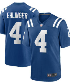 Men's Indianapolis Colts Sam Ehlinger Royal Game Jersey JS4304 nicesnker