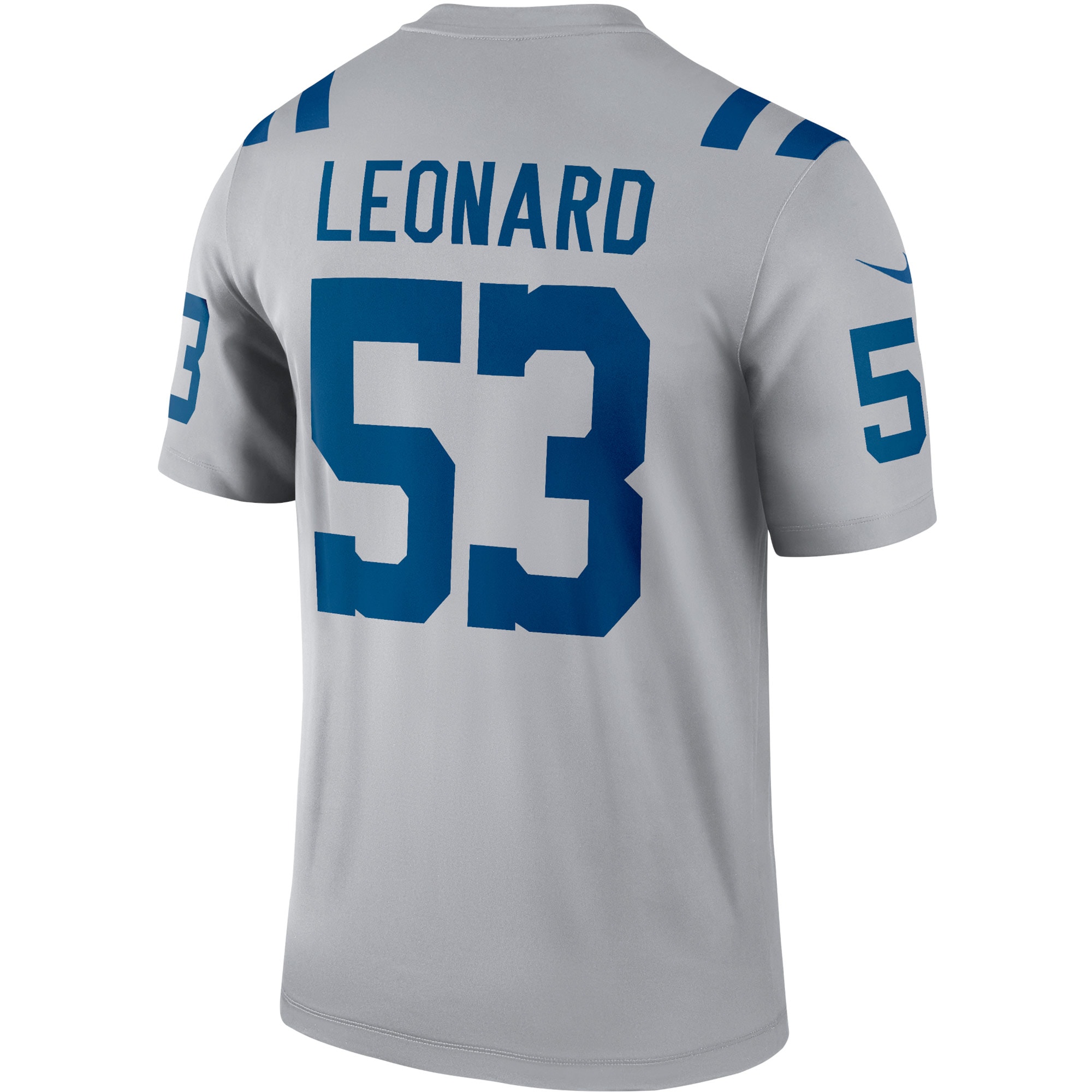 Men's Indianapolis Colts Shaquille Leonard Gray Inverted Legend Player Performance Top JS1285 nicesnker - Image 3
