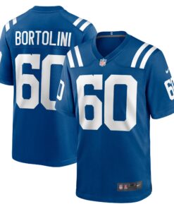 Men's Indianapolis Colts Tanor Bortolini Royal Game Jersey JS6251 nicesnker
