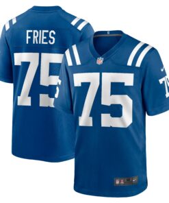 Men's Indianapolis Colts Will Fries Royal Game Jersey JS5642 nicesnker