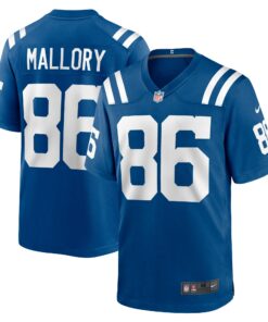 Men's Indianapolis Colts Will Mallory Royal Team Game Jersey JS6597 nicesnker