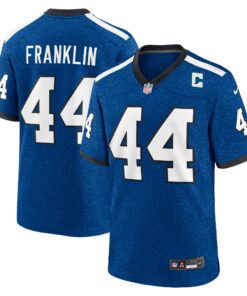 Men's Indianapolis Colts Zaire Franklin Royal Indiana Nights Alternate Game Jersey JS6178 nicesnker