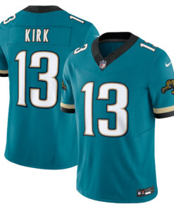 Men's Jacksonville Jaguars Christian Kirk Teal Prowler Throwback Vapor F.U.S.E. Limited Jersey JS7544 nicesnker