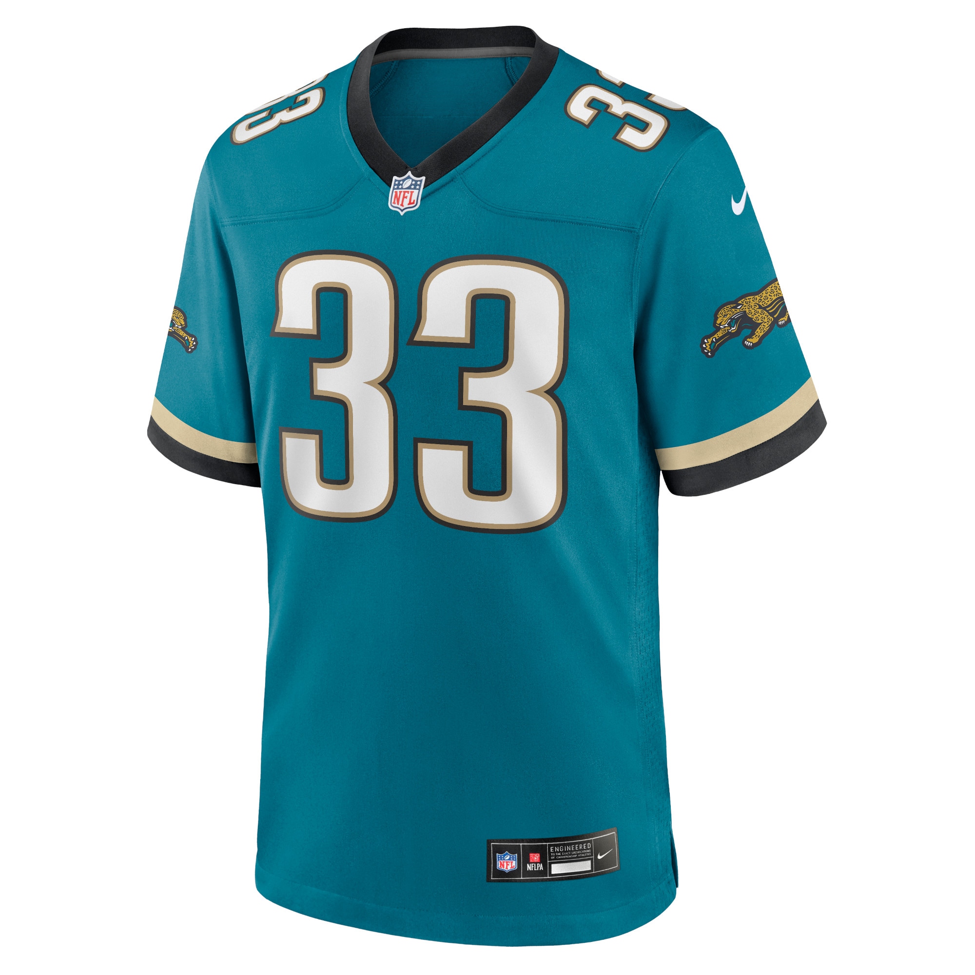 Men's Jacksonville Jaguars Devin Lloyd Teal Prowler Throwback Player Game Jersey JS2007 nicesnker - Image 2