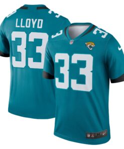 Men's Jacksonville Jaguars Devin Lloyd Teal Team Legend Player Performance Top JS2339 nicesnker