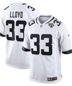 Men's Jacksonville Jaguars Devin Lloyd White Away Game Player Jersey JS9757 nicesnker