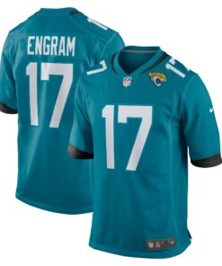 Men's Jacksonville Jaguars Evan Engram Teal Game Jersey JS3974 nicesnker