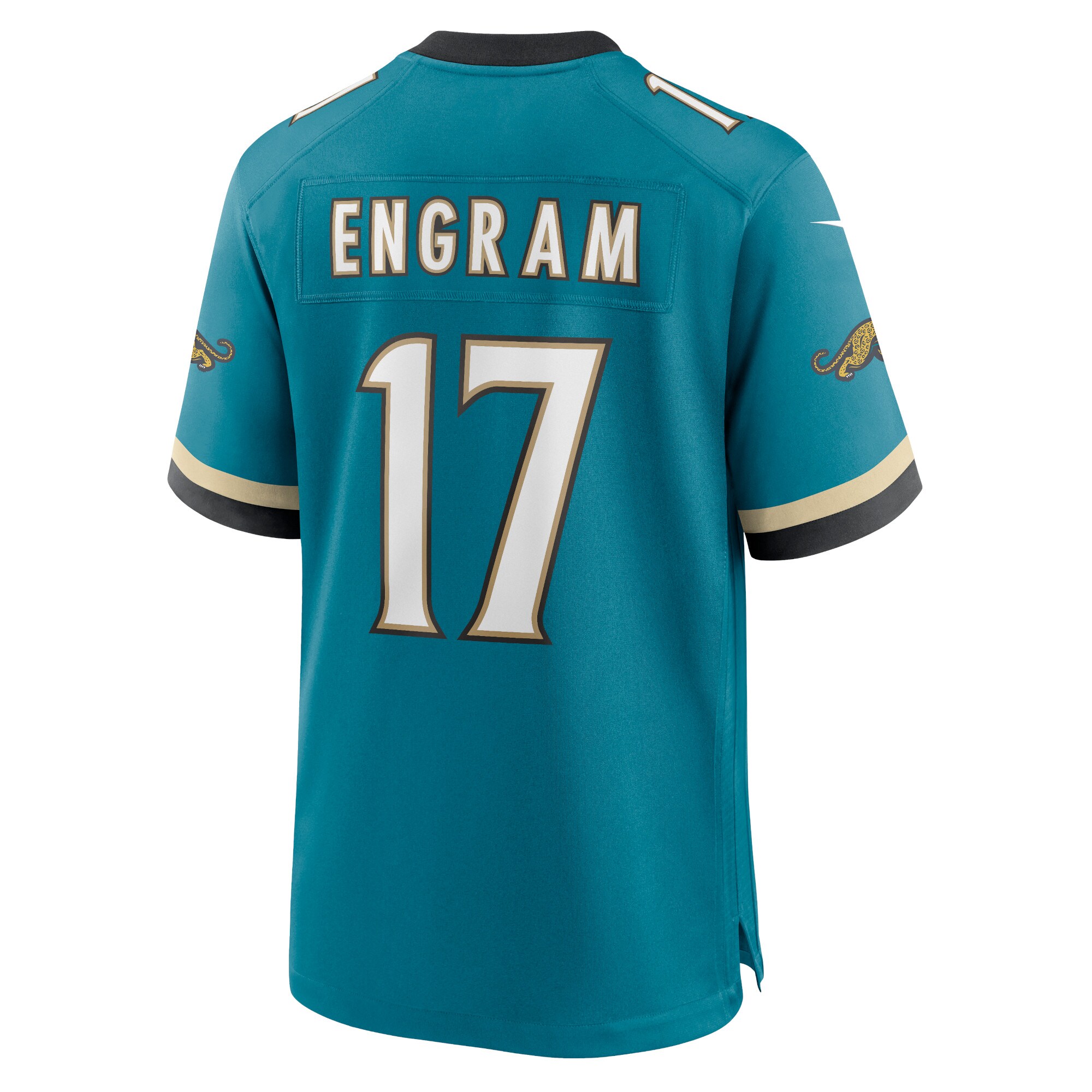 Men's Jacksonville Jaguars Evan Engram Teal Prowler Throwback Player Game Jersey JS8853 nicesnker - Image 3