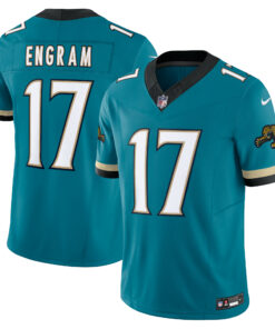 Men's Jacksonville Jaguars Evan Engram Teal Prowler Throwback Vapor F.U.S.E. Limited Jersey JS4867 nicesnker
