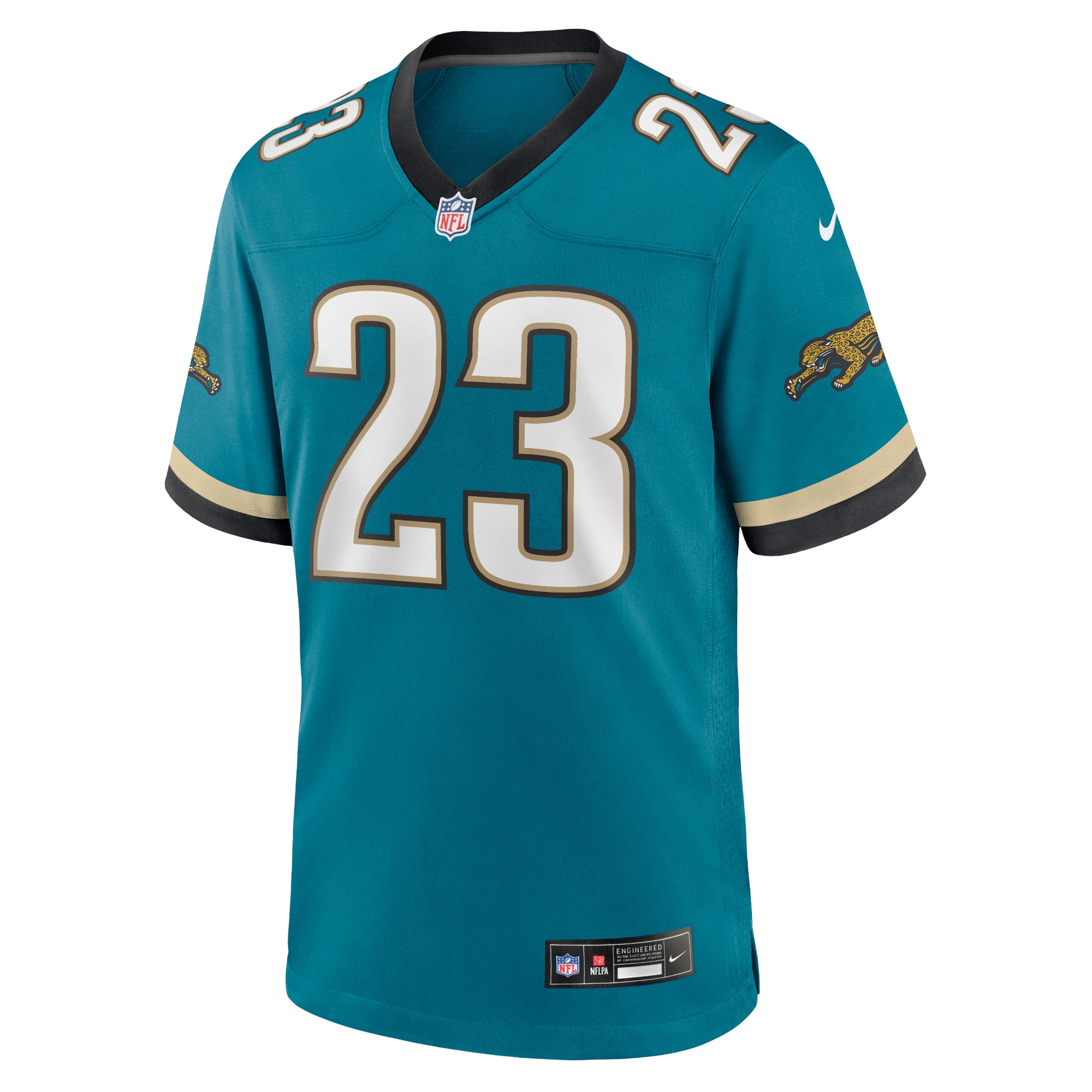Men's Jacksonville Jaguars Foye Oluokun Teal Prowler Throwback Player Game Jersey JS1186 nicesnker - Image 2