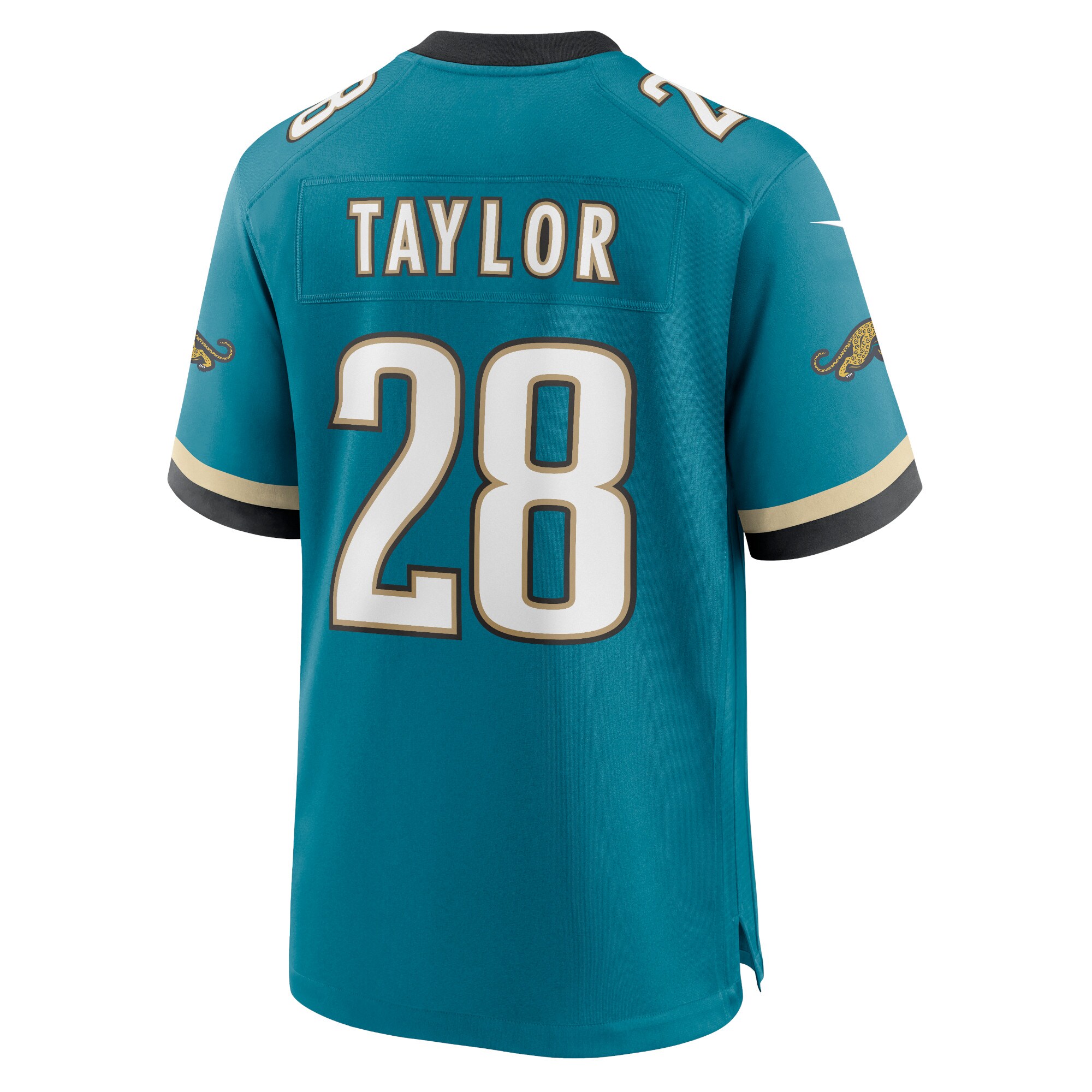 Men's Jacksonville Jaguars Fred Taylor Teal Prowler Throwback Retired Player Game Jersey JS9586 nicesnker - Image 3