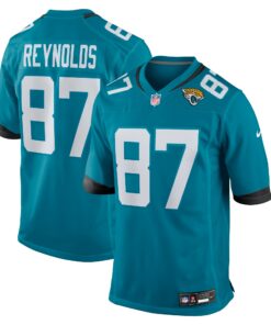 Men's Jacksonville Jaguars Josh Reynolds Teal Team Game Jersey JS2667 nicesnker