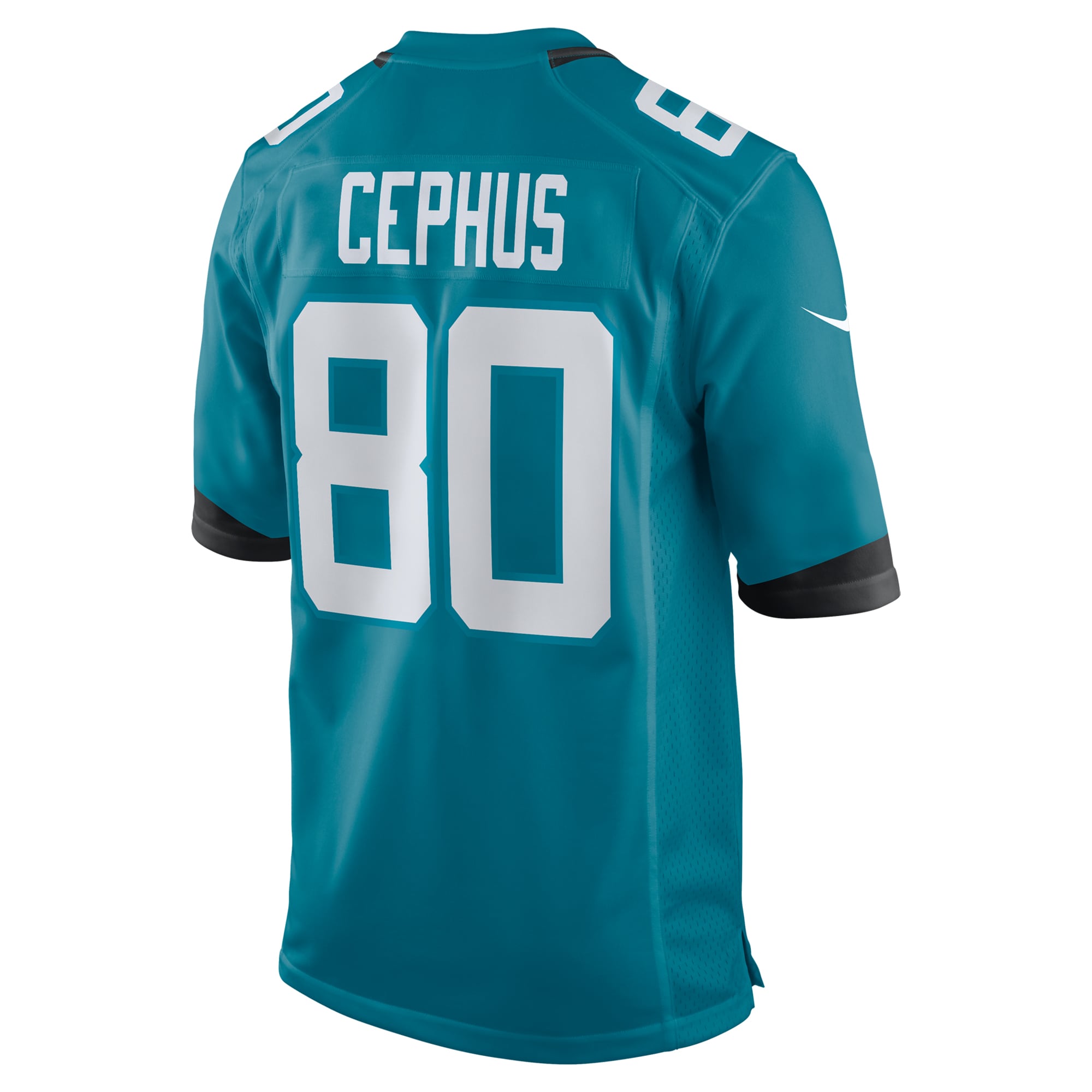 Men's Jacksonville Jaguars Joshua Cephus Teal Team Game Jersey JS4610 nicesnker - Image 3