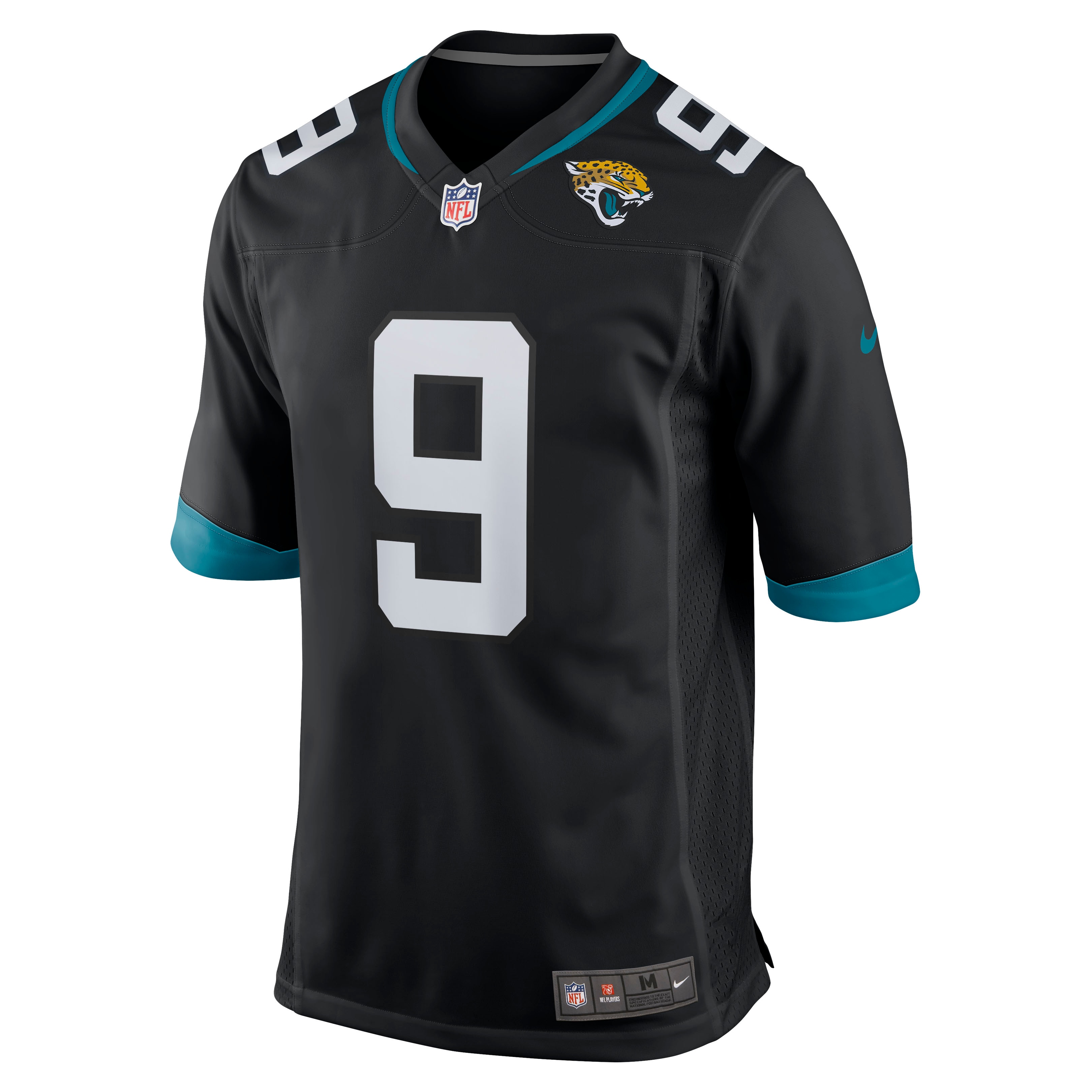 Men's Jacksonville Jaguars Logan Cooke Black Game Jersey JS4553 nicesnker - Image 2